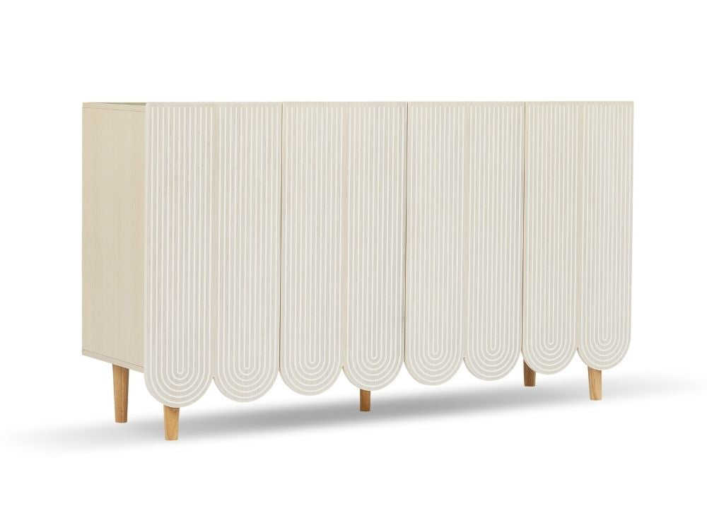 Blush Curve Console Cabinet