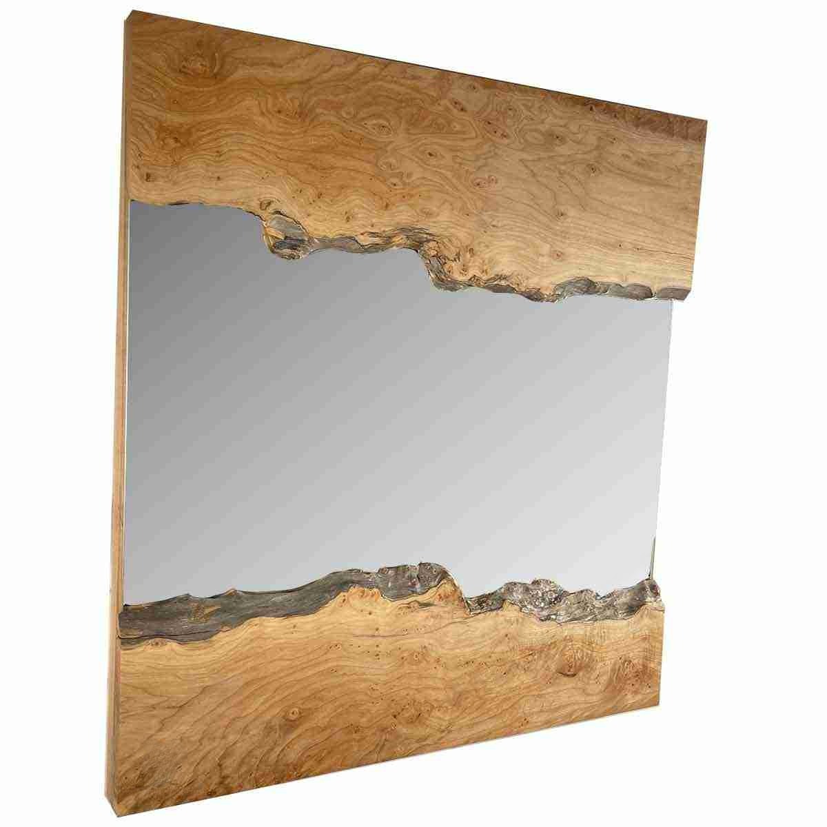 live edge mirror