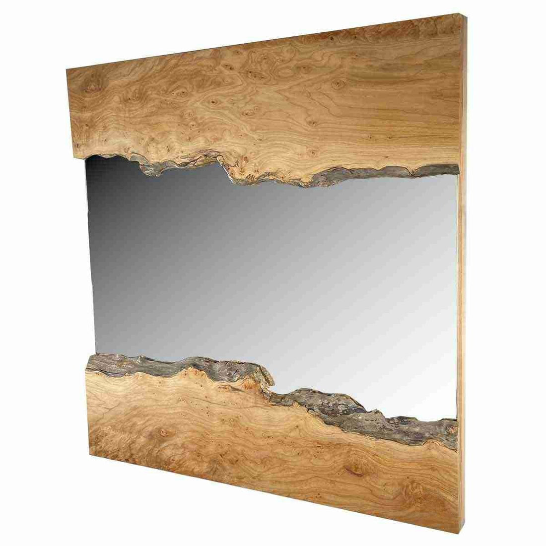 live edge mirror
