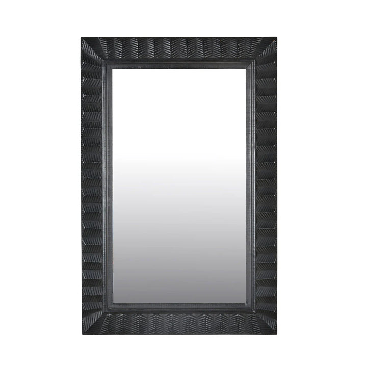Decorative Lines Rectangular Mirror