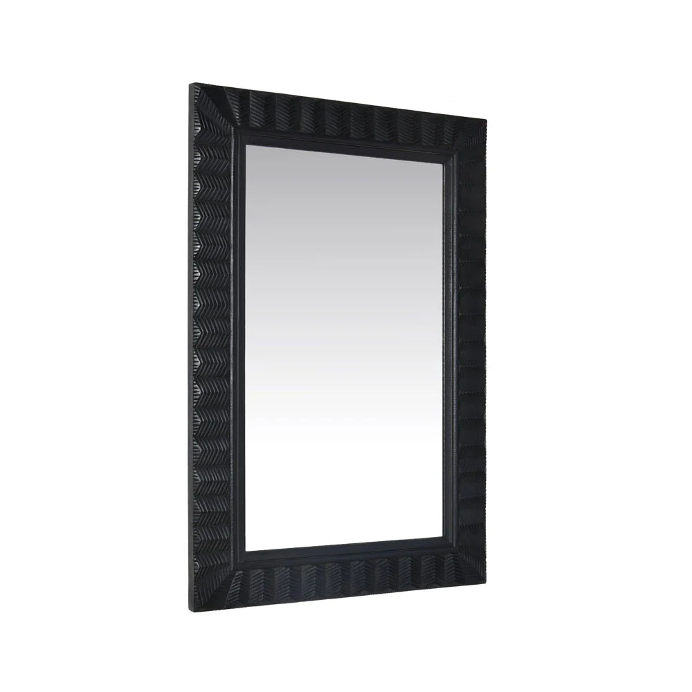 Decorative Lines Rectangular Mirror