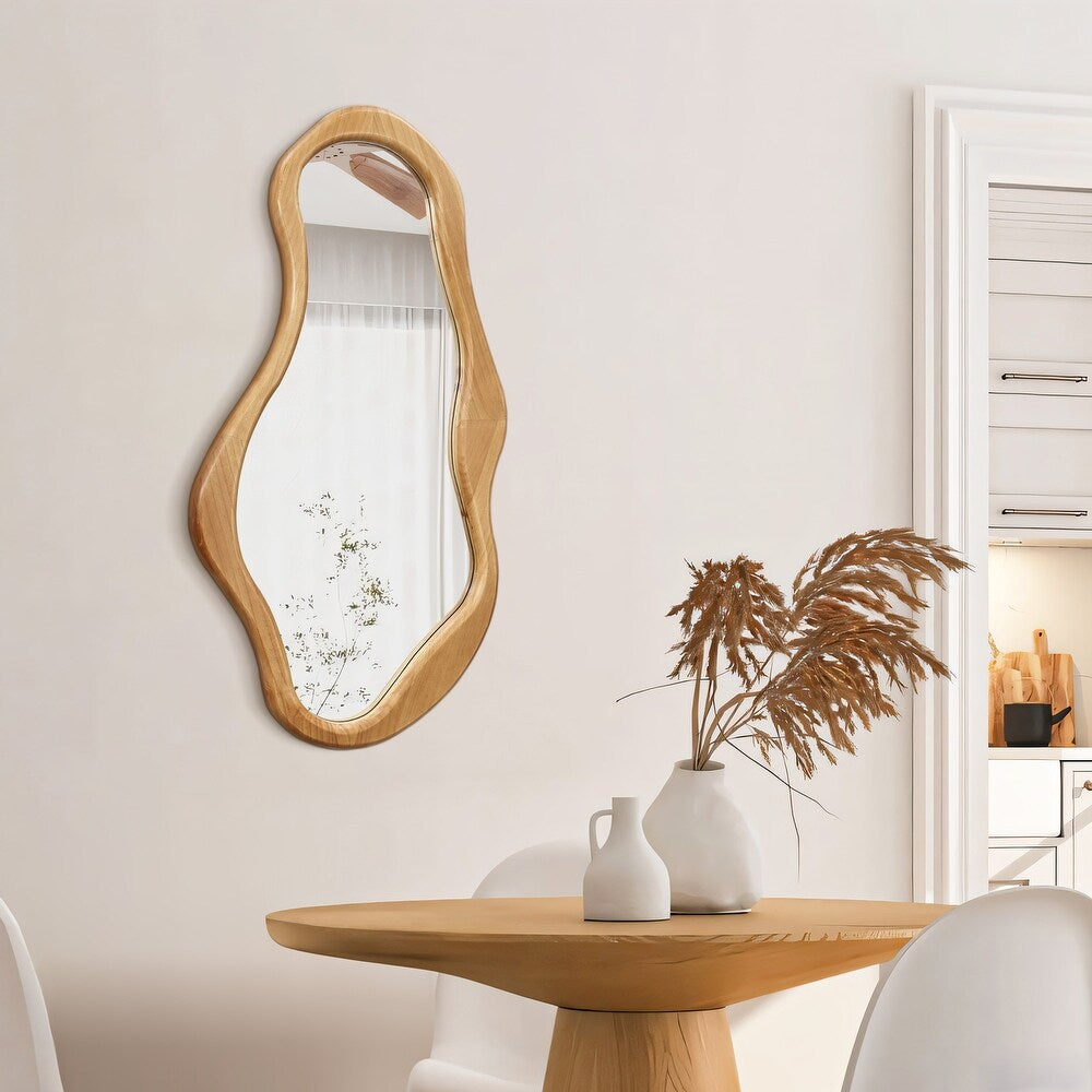Frame Irregular Oval Wall Mirror
