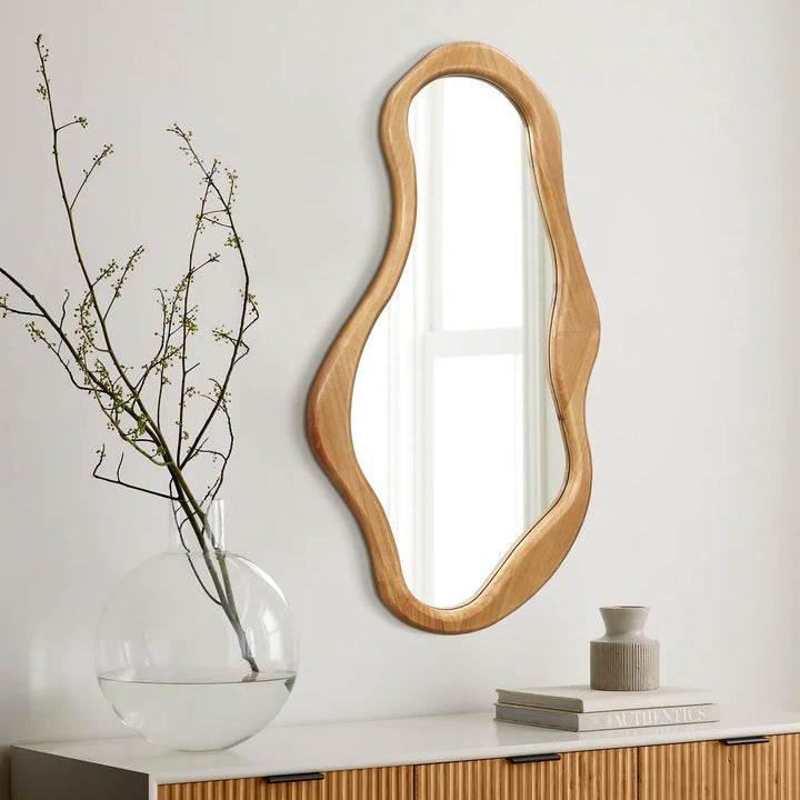 Frame Irregular Oval Wall Mirror