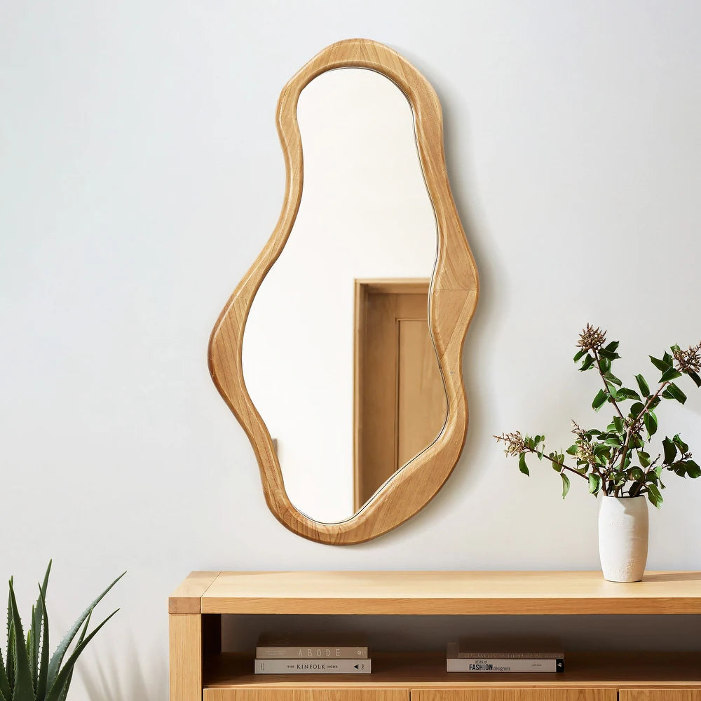 Frame Irregular Oval Wall Mirror
