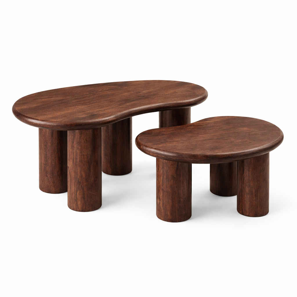 Mango Wood Nesting Coffee Table