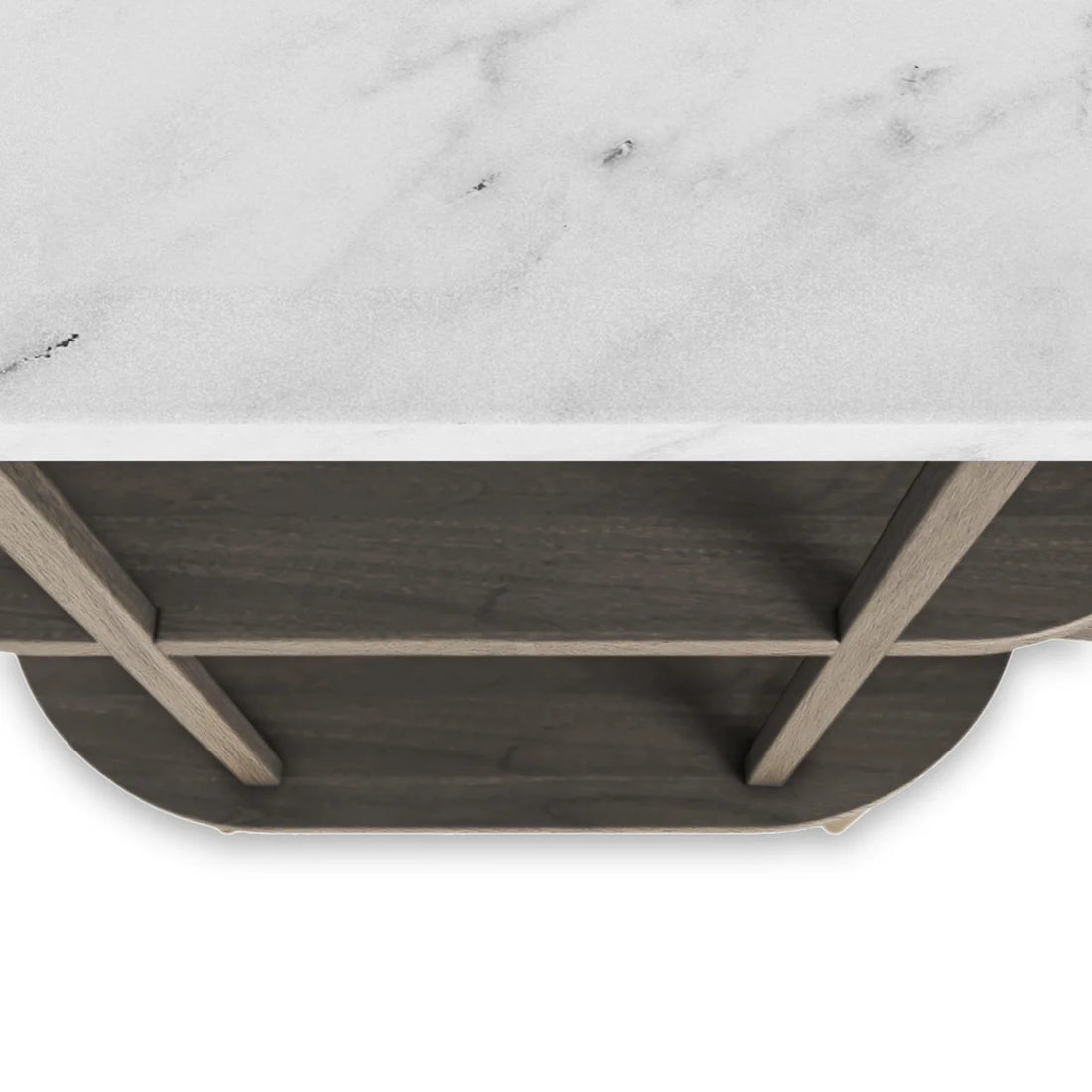 Grey Fluted Mini Sideboard