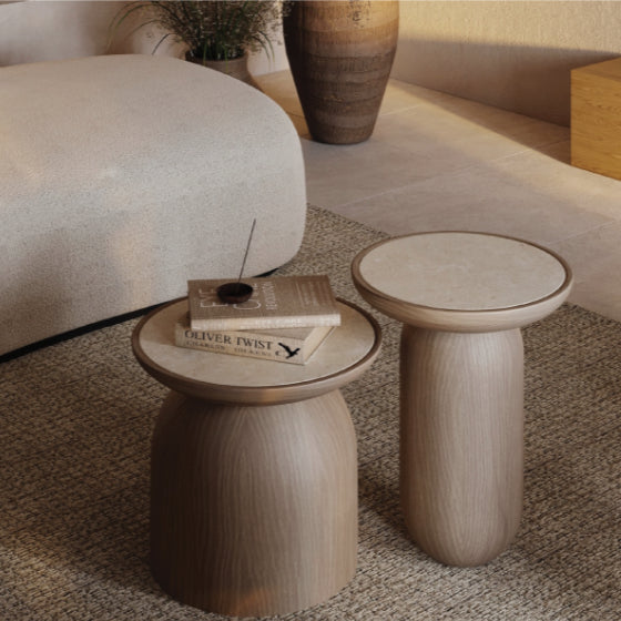 SOL AND LUNA END TABLE