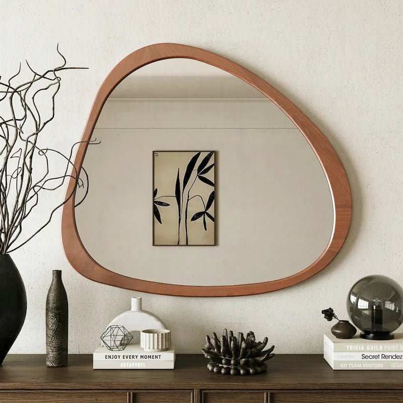 Solid Wood Wall Mirror Wooden Framed Mirror