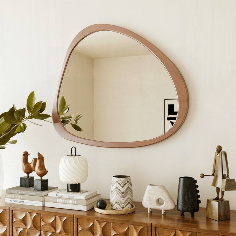 Solid Wood Wall Mirror Wooden Framed Mirror