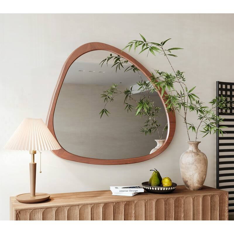 Solid Wood Wall Mirror Wooden Framed Mirror