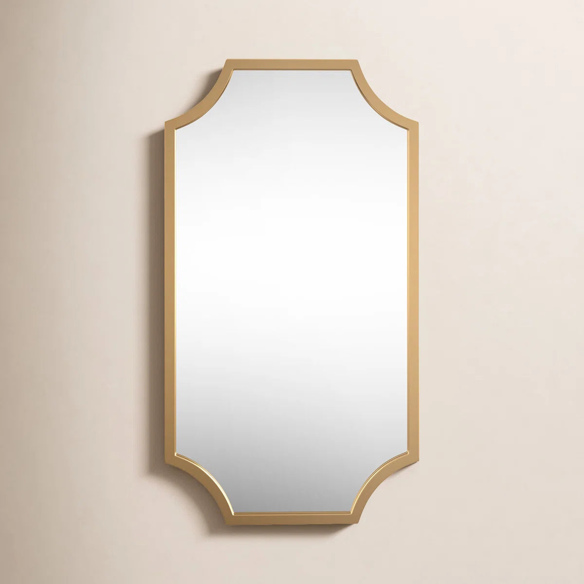 Toretto Scalloped Metal Wall Mirror
