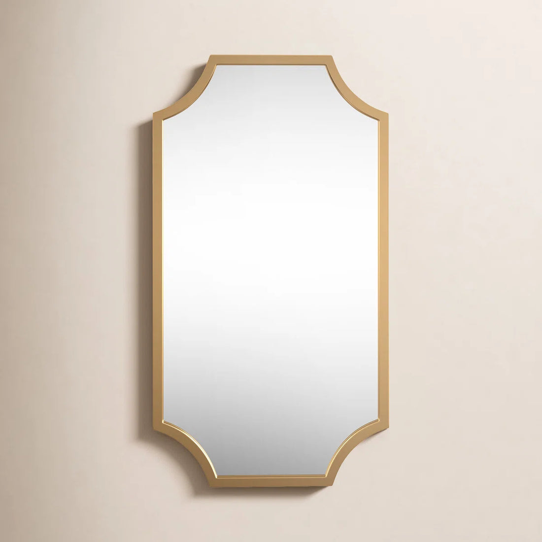Toretto Scalloped Metal Wall Mirror
