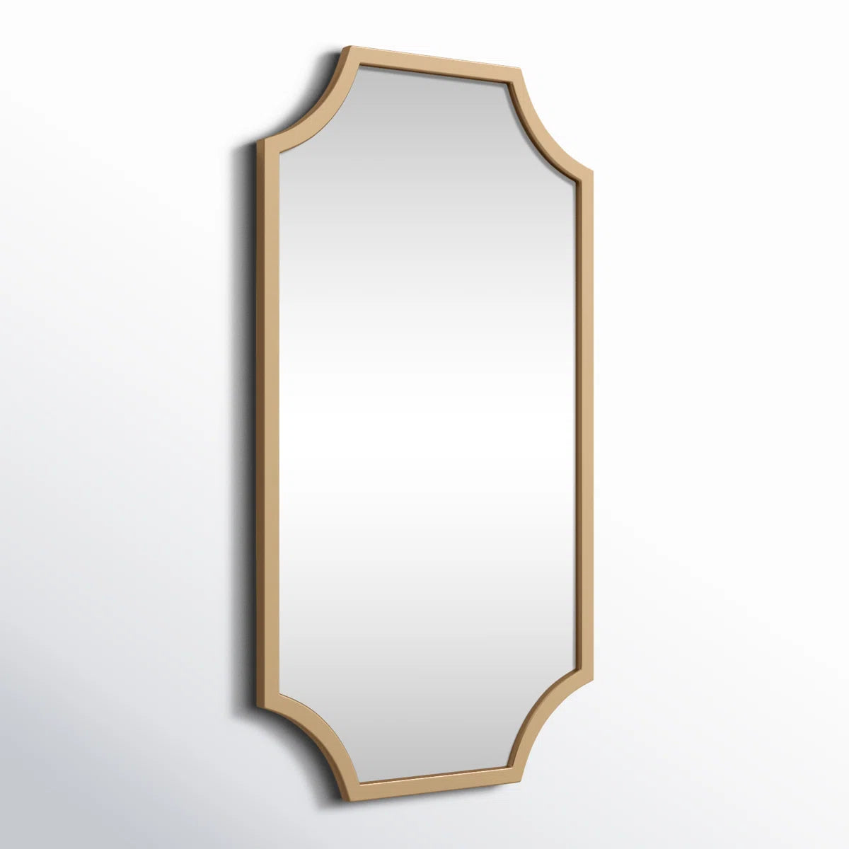 Toretto Scalloped Metal Wall Mirror