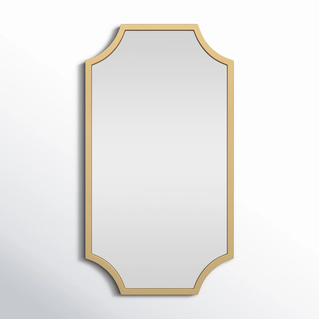 Toretto Scalloped Metal Wall Mirror