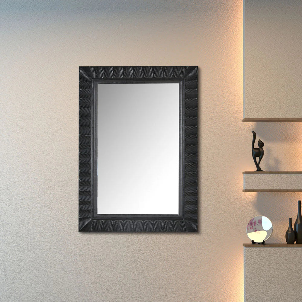 Decorative Lines Rectangular Mirror