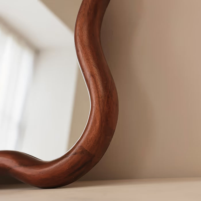 Wavy Retro Wall Mirror