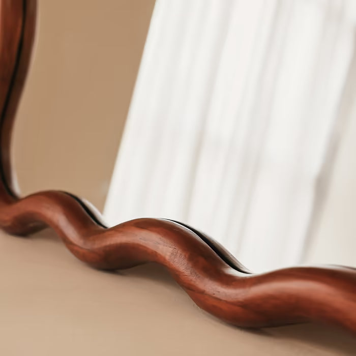 Wavy Retro Wall Mirror