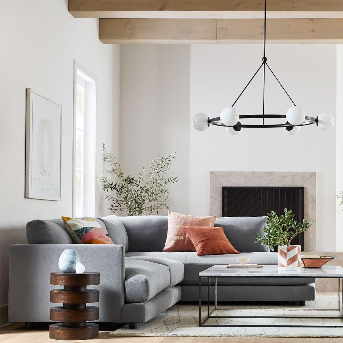 Floating Disks Side Table
