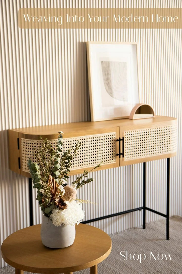 CANNE CURVY CORNER CONSOLE UNIT