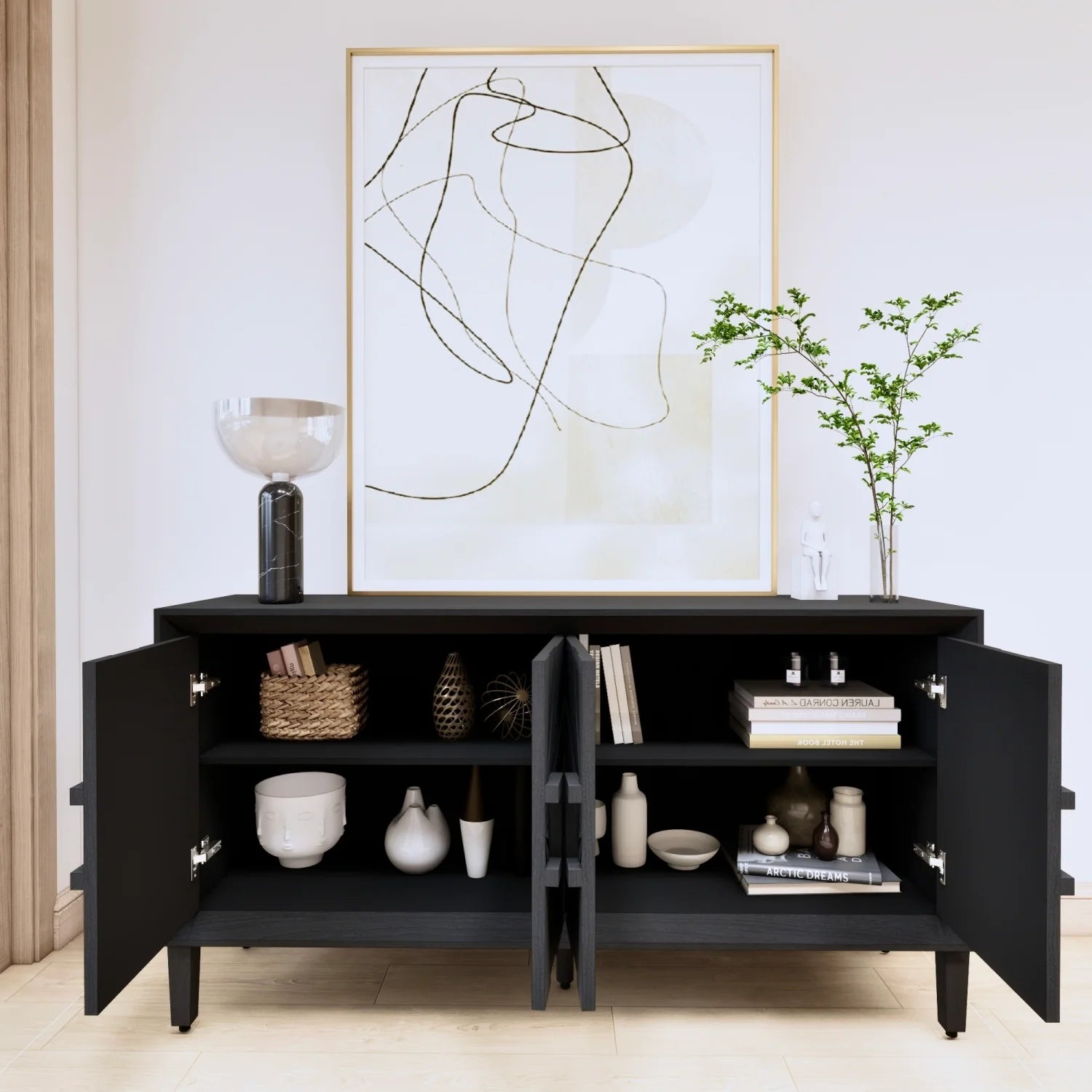 Rustic Black Farmhouse