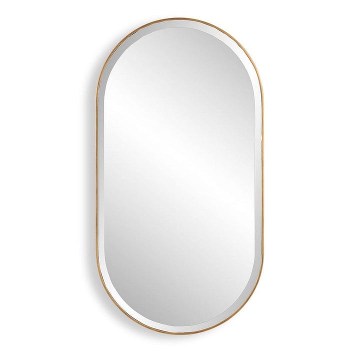 Oval Mirror, Gold