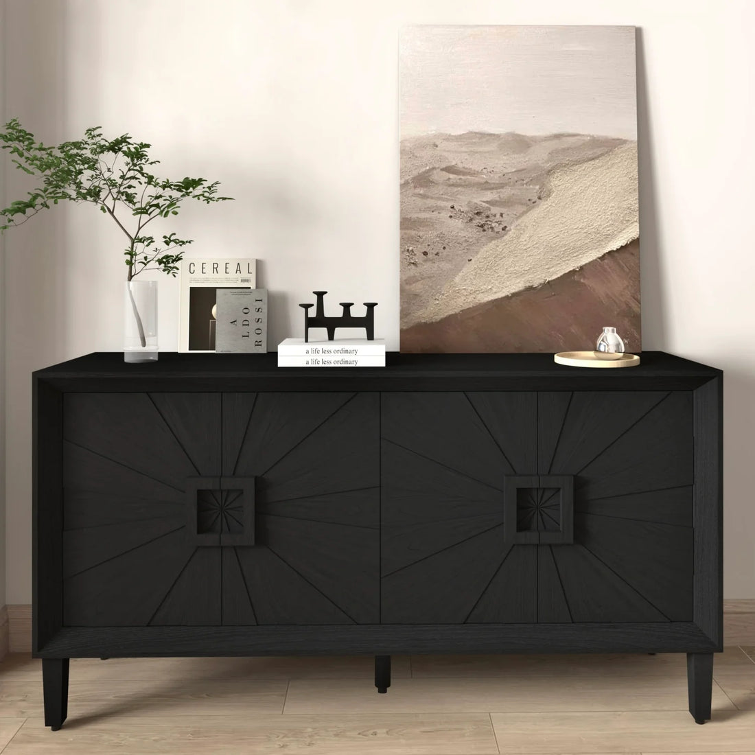 Rustic Black Farmhouse