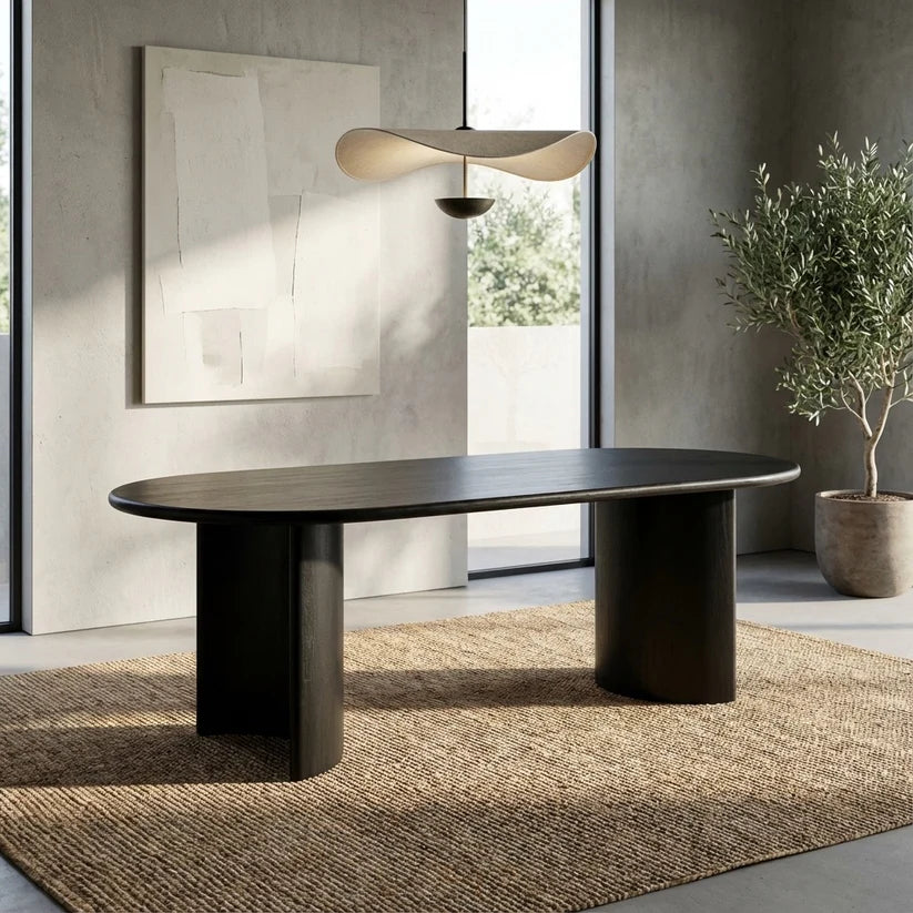 Kiaan Oval 6 Seater Dining Table