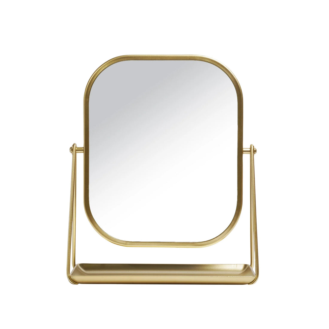 Round Edge Tabletop Easel Mirror