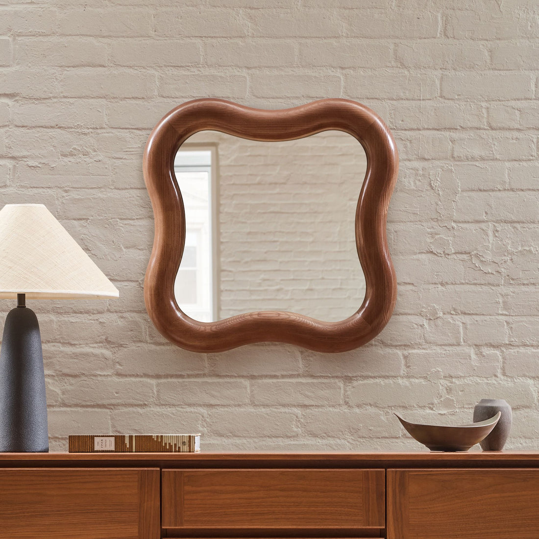 Elodie Wavy Tubular Wall Mirror
