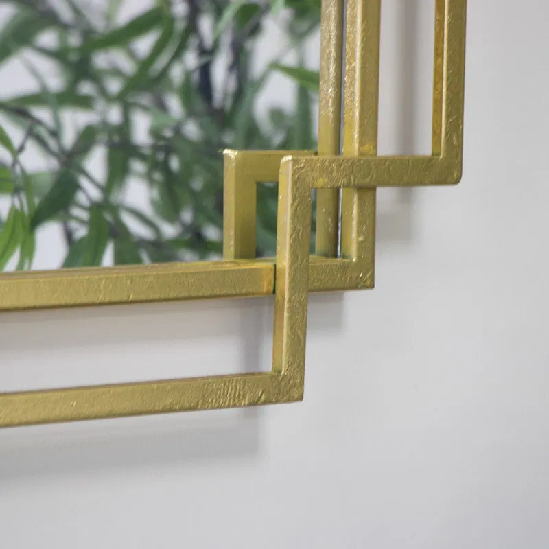 Gold Foiled Wall Mirror