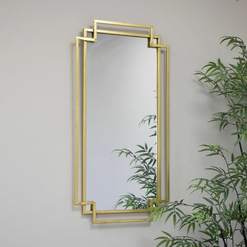 Gold Foiled Wall Mirror
