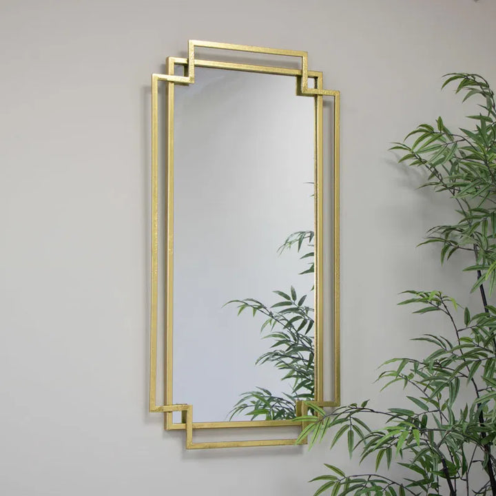 Gold Foiled Wall Mirror