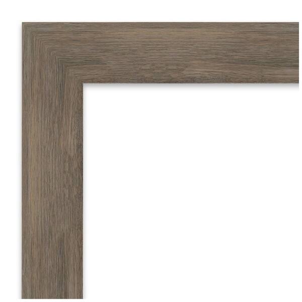 Rustic Square Framed Bathroom Vanity Wall Mirror
