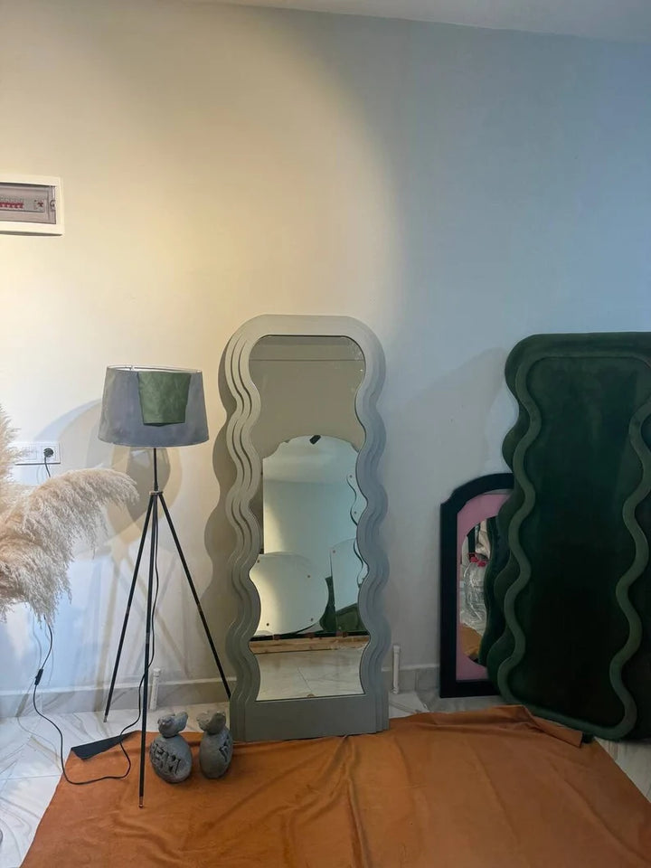 Floor Wavy Full Length Mirror