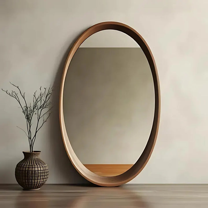 Walnut Wood Full Length Mirror