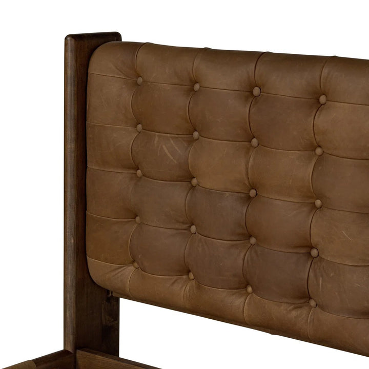 Kalel Leather Bed