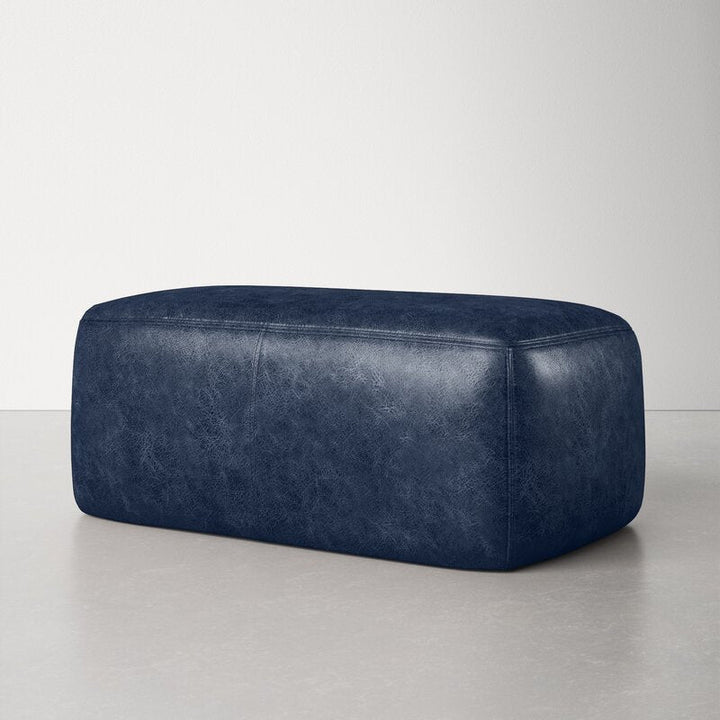 Pedro Leather Ottoman