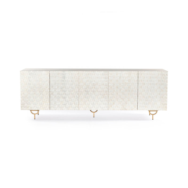 Alden Round Cut Media Console