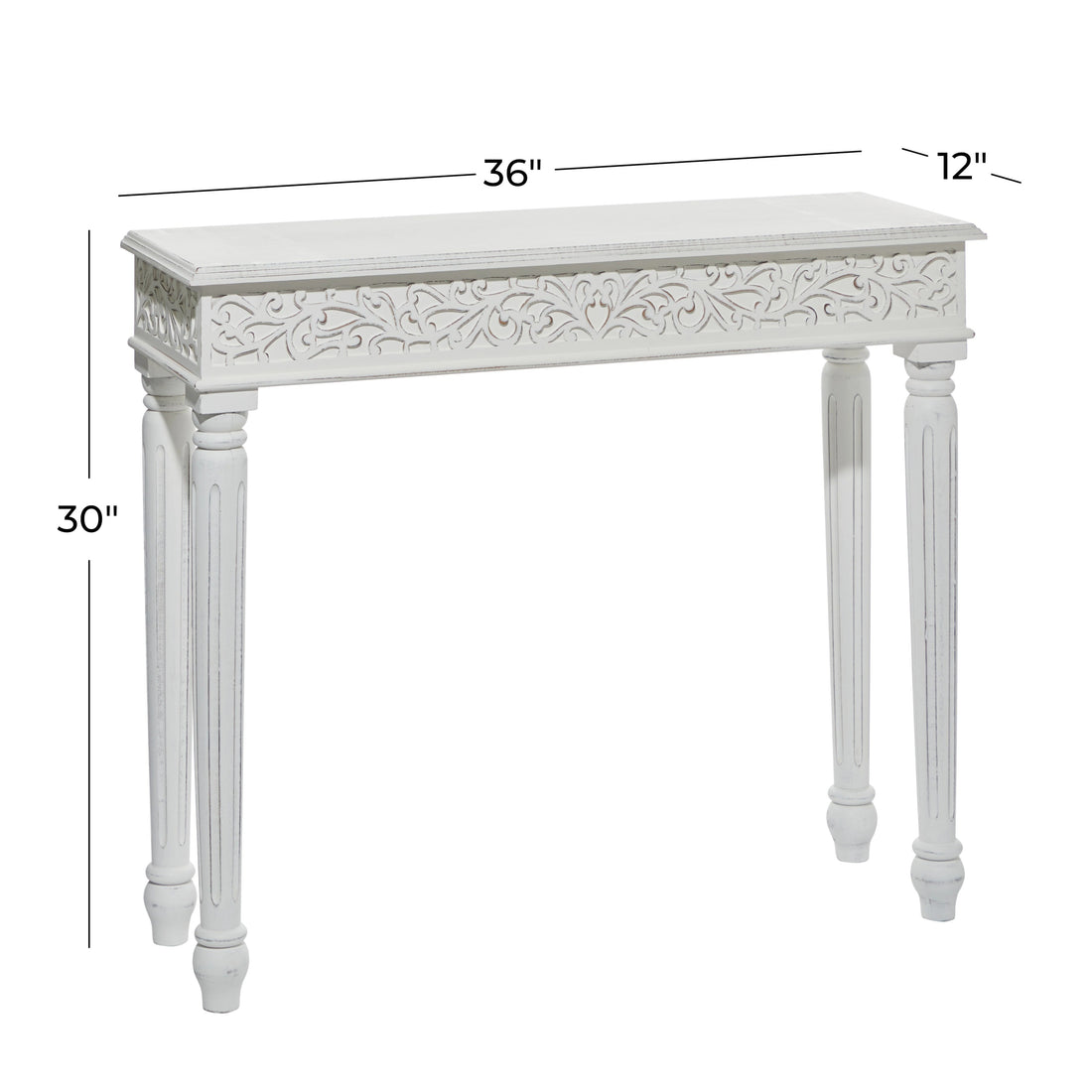 Wood Farmhouse Console Table
