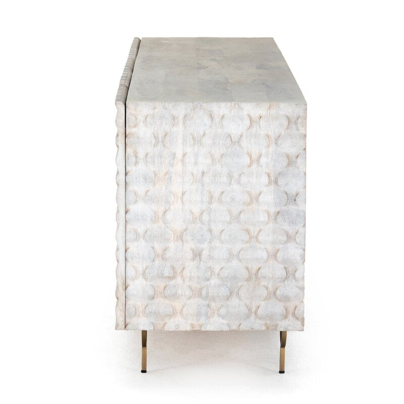 Alden Round Cut Media Console