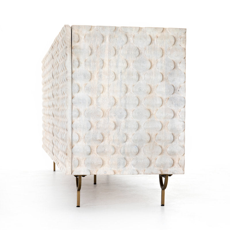 Alden Round Cut Media Console