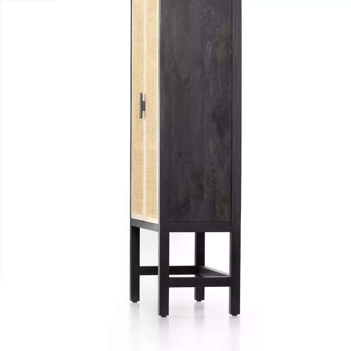 Caprice Narrow Wardrobe - Black Wash Mango