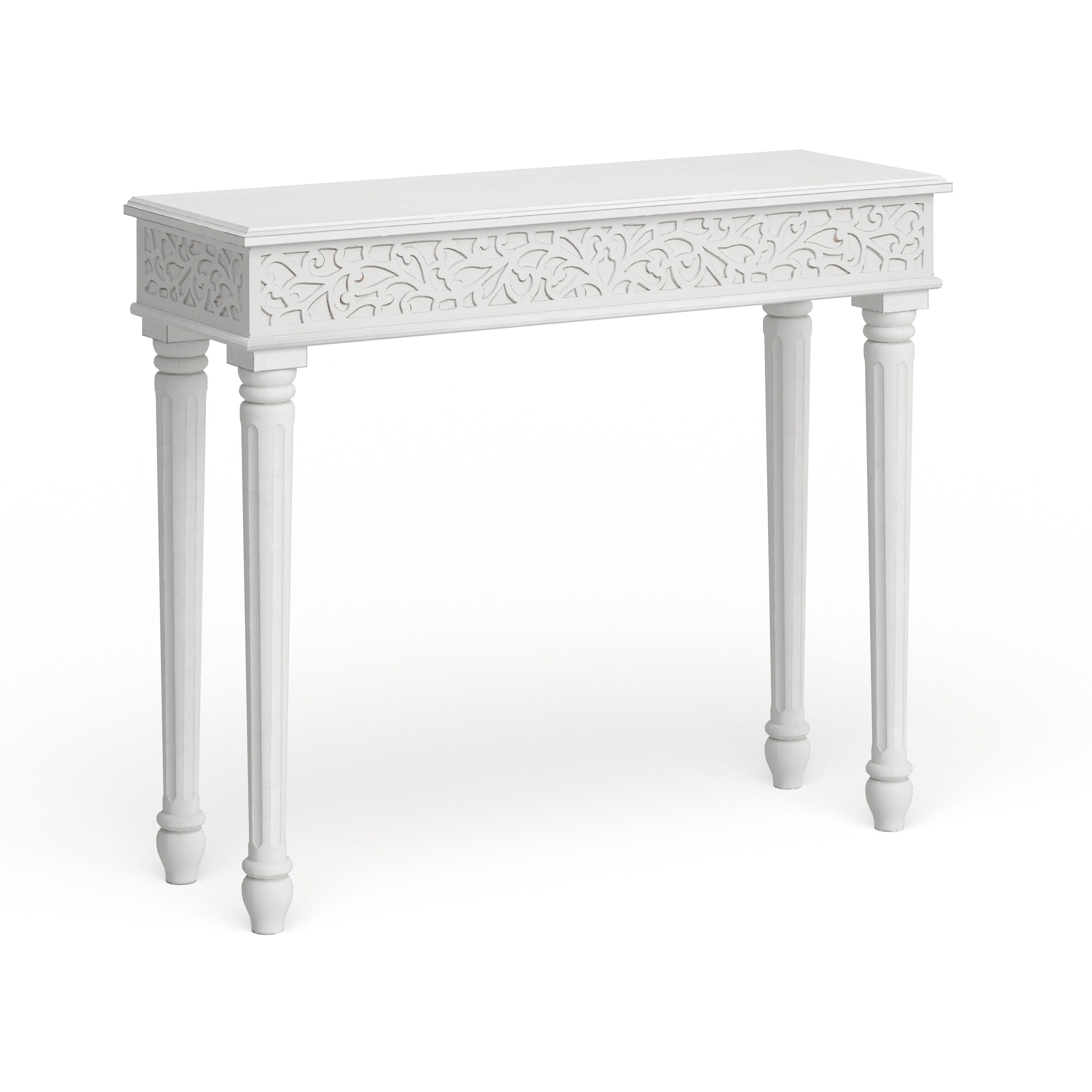 Wood Farmhouse Console Table