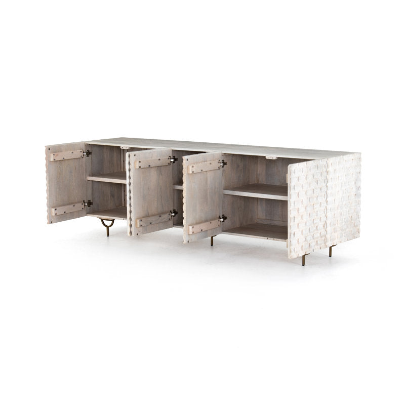 Alden Round Cut Media Console