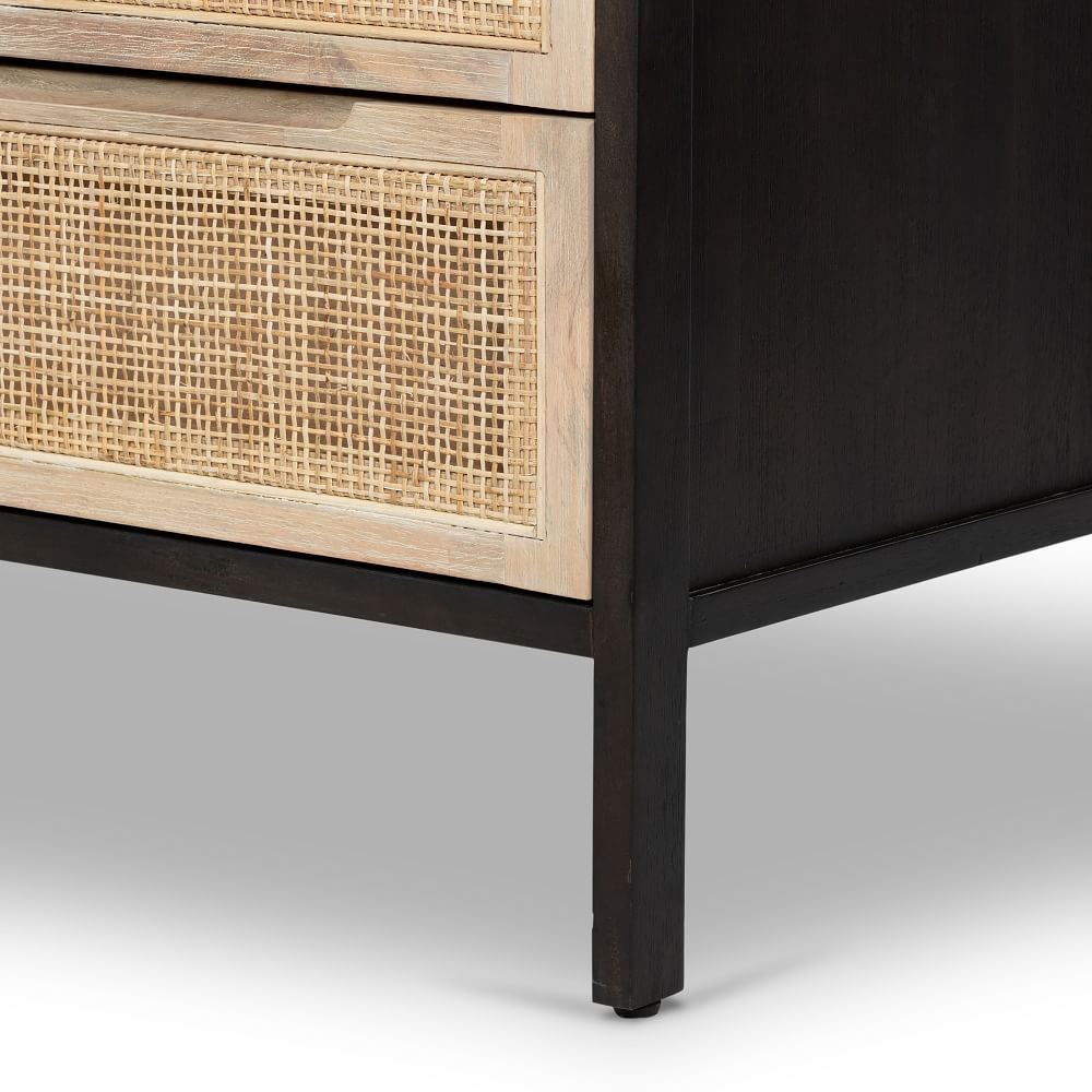 Diego Rattan 5-Drawer Dresser