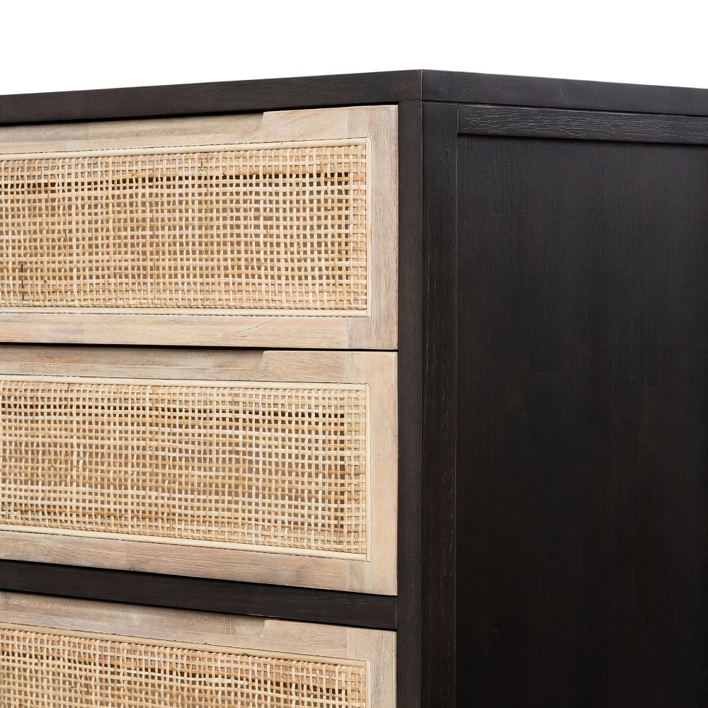 Diego Rattan 5-Drawer Dresser