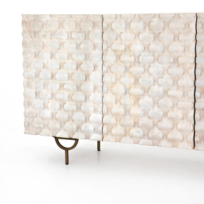 Alden Round Cut Media Console