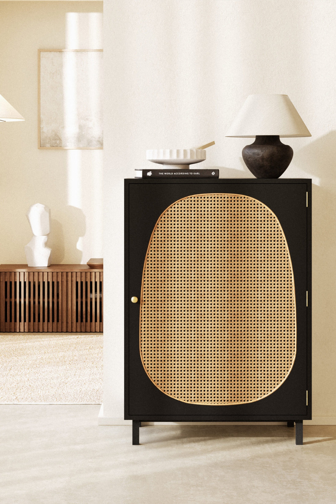 Rattan Storage Wardrobe