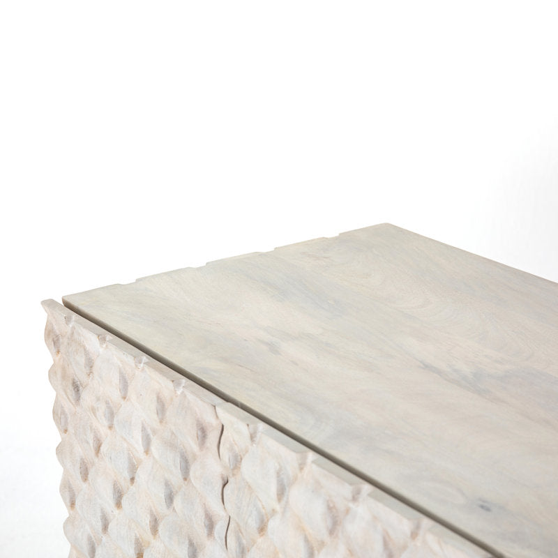 Alden Round Cut Media Console