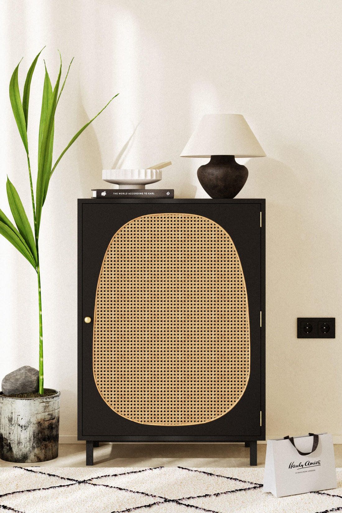 Rattan Storage Wardrobe
